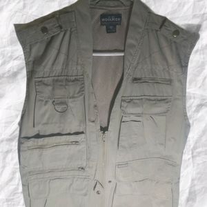 Woolrich Fisherman's Vest Hunting Fishing Size M